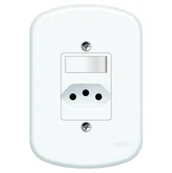 INTERRUPTOR BLANC 4 X 2
