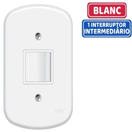 INTERRUPTOR BLANC 4 X 2