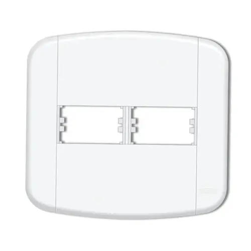 PLACA 4 X 4 BLANC+ 02 MODULOS