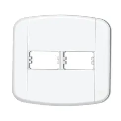 PLACA 4 X 4 BLANC+ 02 MODULOS
