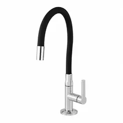 TORNEIRA 2193 GIRATORIO COZINHA MESA ABS BLACK C75