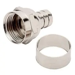 CONECTOR P/ CABO COAXIAL ANEL RG 6