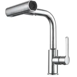 TORNEIRA 3284 COZINHA LAVATORIO MESA ALTA COM AREJADOR GIRATORIO 1/4 EM AÇO INOX 304