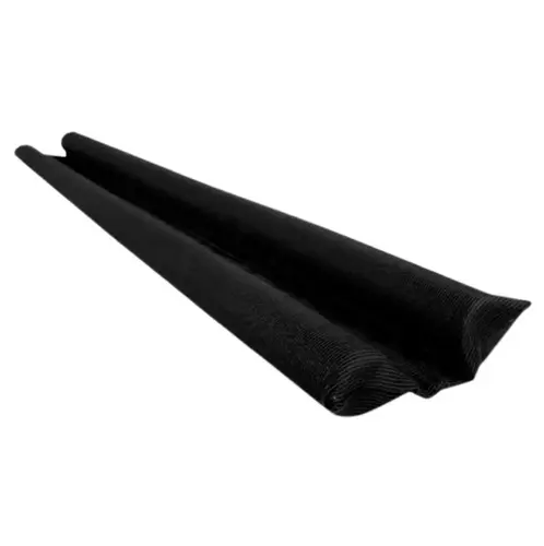 VEDA PORTA DUPLO TECIDO PRETO 80CM