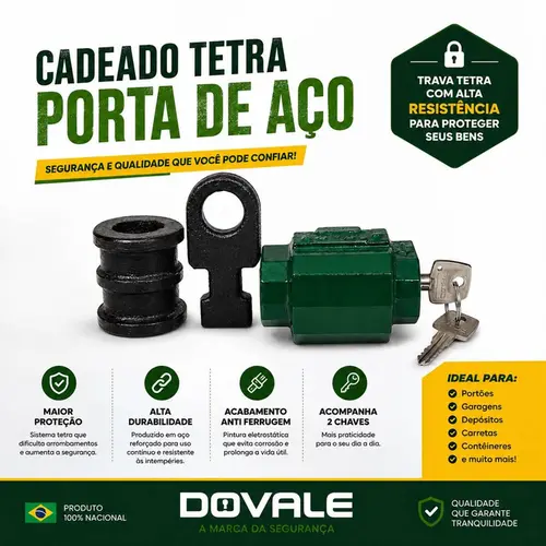 CADEADO P/ PORTA PISO