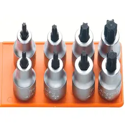 JOGO SOQUETES TORX 8PCS 1/2POL