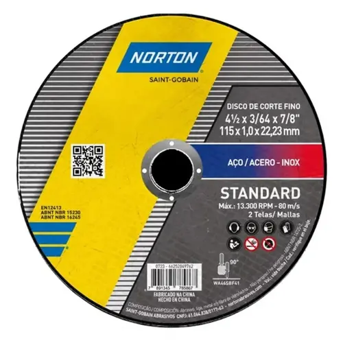 DISCO CORTE STANDARD 4.1/2 X 3/32 X 7/8