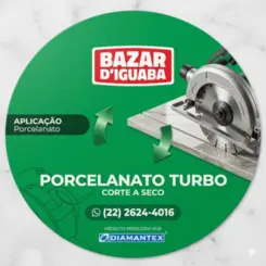DISCO DIAMANTADO PORCELANATO TURBO 110MM