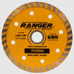 DISCO CORTE TURBO DIAMANTADO 110MM X 7 X 22,23MM (4.3 8  X 7 8 )