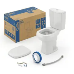 CONJUNTO BACIA SANITARIA FIT PLUS BACIA C/ASSENTO CX ACOPLADO COMPLETO