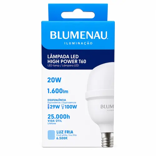 KIT LÂMPADA GLOBE 20W 10 UNDS