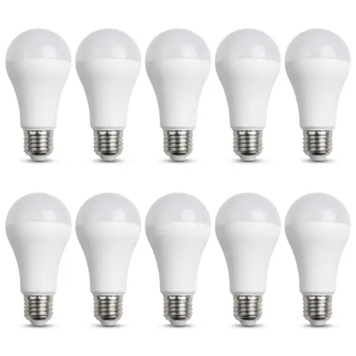KIT LAMPADA LED 6500K BULBO 15W 10 UNDS