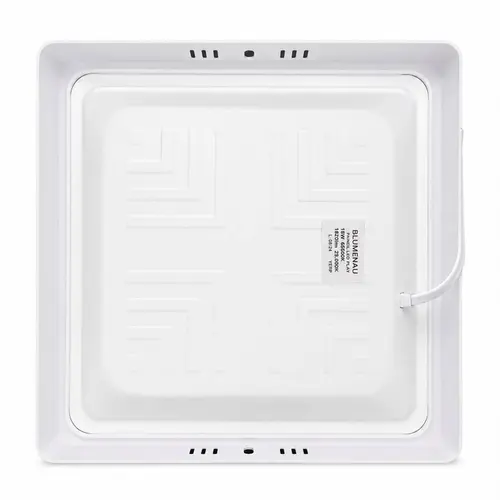 KIT PLAFON QUADRADO SOBREPOR 212mm LED 6500K BRANCO 18 W 10 UNDS