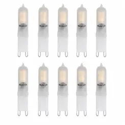KIT LAMPADA PIN G9 LED 2,5W 127V 6000 K 10 UNDS