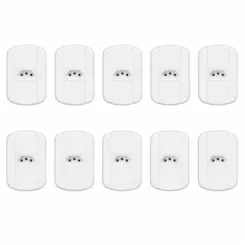 KIT TOMADA PADRÃO BLANC MAIS 2P + T  ( 10-A ) 10 UNDS