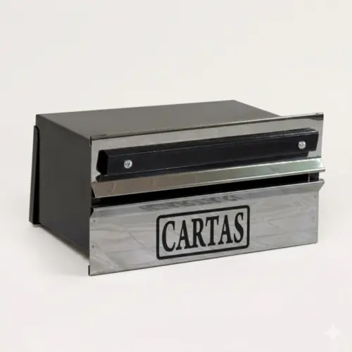 CAIXA DE CORREIO POPULAR INOX 15X23X11