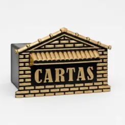 CAIXA DE CORREIO TIJOLINHO 30X25X12 PARA MURO