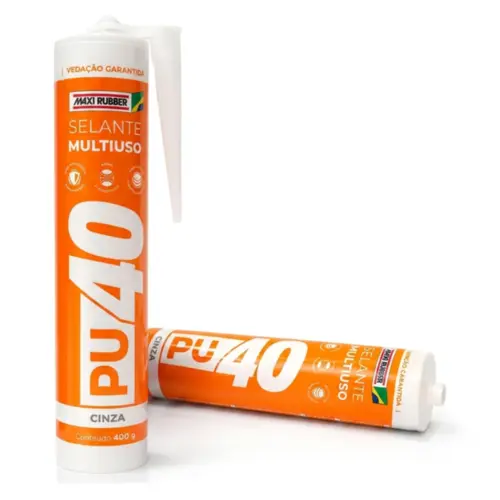 KIT ADESIVO PU40 CINZA 400G MAXI RUBBER 10 UNDS