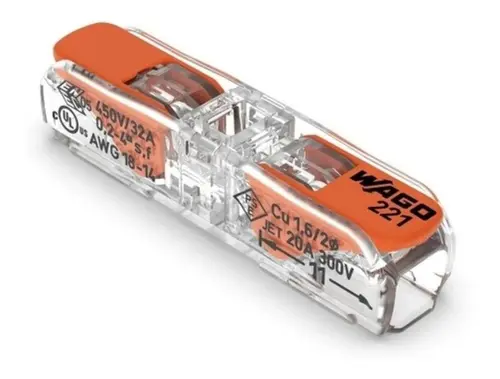 KIT CONECTOR EMENDA 4MM INLINE 2 DERIVAÇÕES 100 UNDS