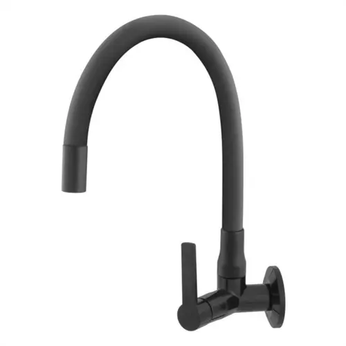 TORNEIRA 2064 GIRATORIO COZINHA PAREDE HIGO ABS B75 COLOR FLEXBLACK 1/4 VT
