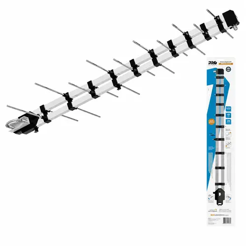 ANTENA DIGITAL ALTO GANHO 14 DBI/20 ELEMEMNTOS