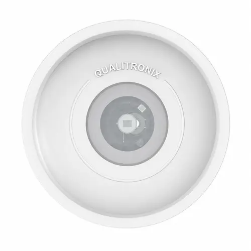 SENSOR DE PRESENCA MICROCONTROLADO, 360G, COM FOTOCELULA BRANCO