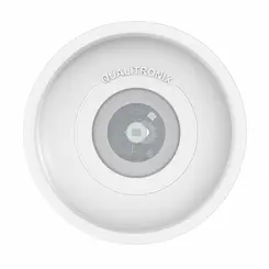 SENSOR DE PRESENCA MICROCONTROLADO, 360G, COM FOTOCELULA BRANCO