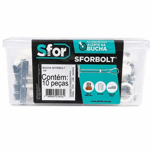 BUCHA SFORBOLT 10 PC