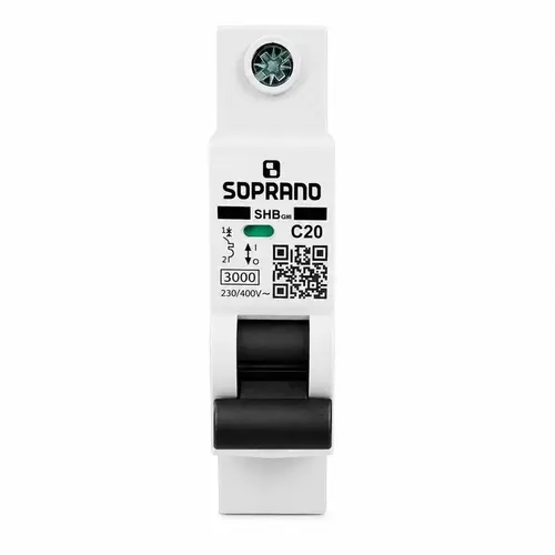 KIT COM 10 UNDS DISJUNTOR MONO SHB1GII DIN 20-A