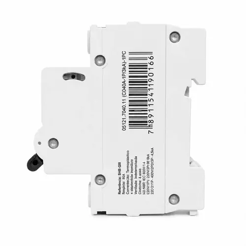 KIT COM 10 UNDS DISJUNTOR MONO SHB1GII DIN 40-A