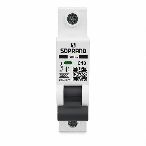 KIT COM 10 UNDS  DISJUNTOR MONO SHB1GII DIN 10-A