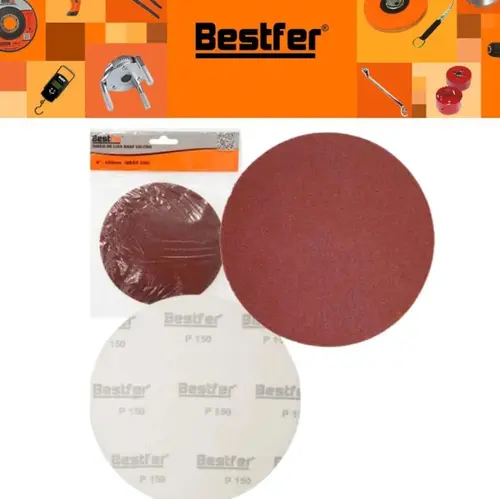 DISCO LIXA 4.1/2 TIPO VELCRO MOVELEIRO
