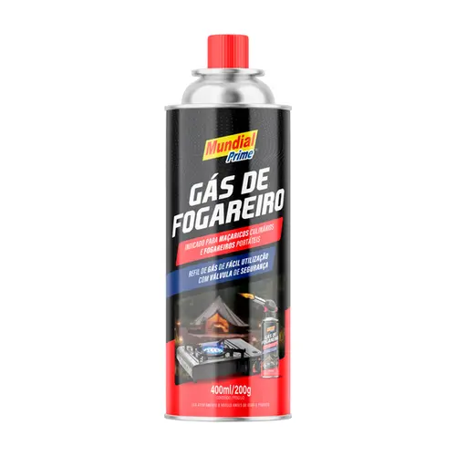 KIT CARTUCHO GÁS 200G MUNDIAL PRIME