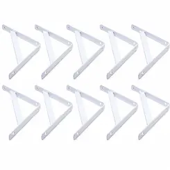 KIT COM 10 UNDS CANTONEIRA BRANCA 30CM
