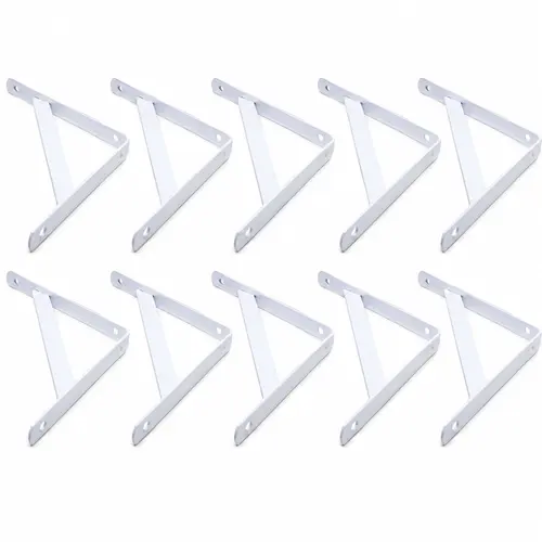 KIT COM 10 UNDS CANTONEIRA BRANCA 50CM