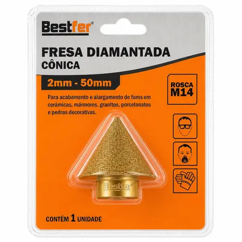 FRESA DIAMANTADA CONICA M14