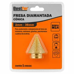 FRESA DIAMANTADA CONICA M14