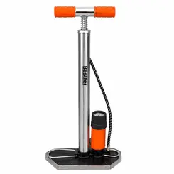 BOMBA DE BICICLETA C/MANO PUNHO METAL EMB (PE METAL) 59CM