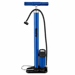 BOMBA DE BICICLETA C/MANOMETRO C/ADAPT P BICO FINO 60CM