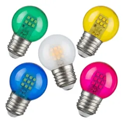 LAMPADA BOLINHA LED 127V E27
