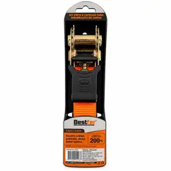 CINTA E CATRACA P/AMARRACAO DE CARGA 200KG 2.5CMX4.5M 1PC