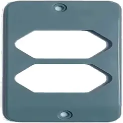 TAMPA CONDULETE HEXAGONAL HORIZONTAL (GRANDE)