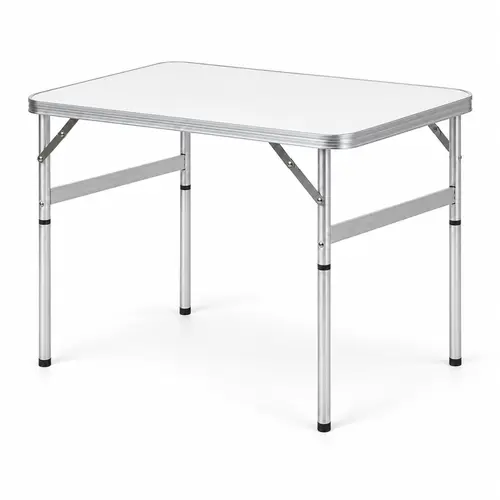 MESA DOBRAVEL DE ALUMINIO TAMPO DE MDF PALISAD CAMPING