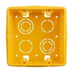 CAIXA DE LUZ 4 X 4 AMARELA