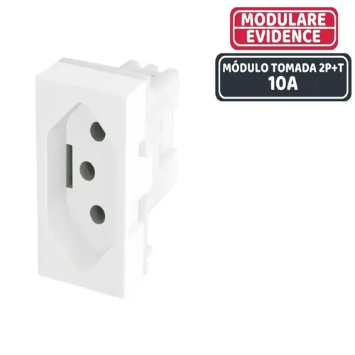 MODULO TOMADA SM/EV REDE RJ45E 8V