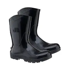 BOTA DE BORRACHA MÉDIO SEM FORRO SEM BICO PVC SOLA PVC VULCA FLEX