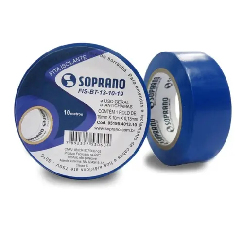 FITA ISOLANTE CORES 18MM