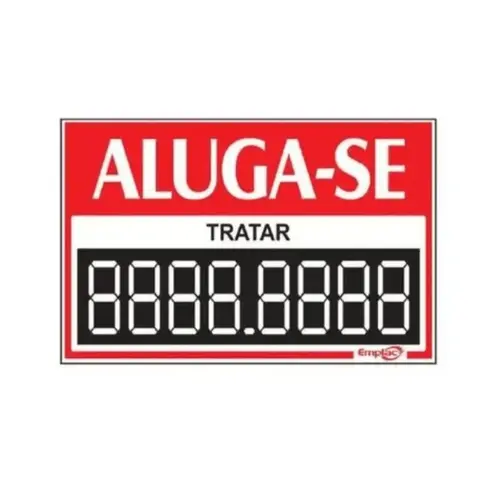 ALUGA-SE MX PL EM PS 30 X 20CM UN