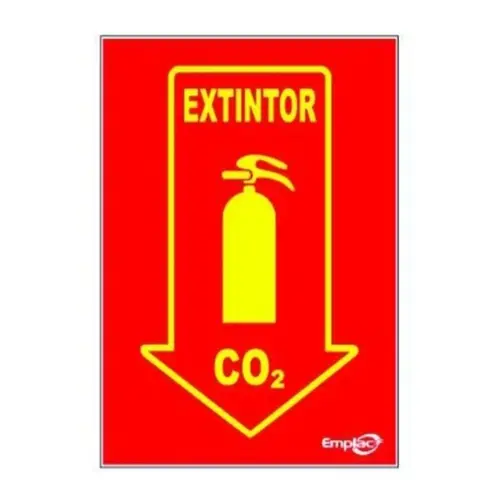 EXTINTOR CO2 E.P.I. PL EM PS 20 X 15CM 1UN