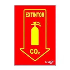 EXTINTOR CO2 E.P.I. PL EM PS 20 X 15CM 1UN
